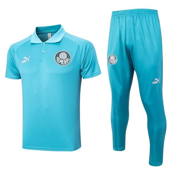 Polo Palmeiras Komplett Set 2023-24 Blau